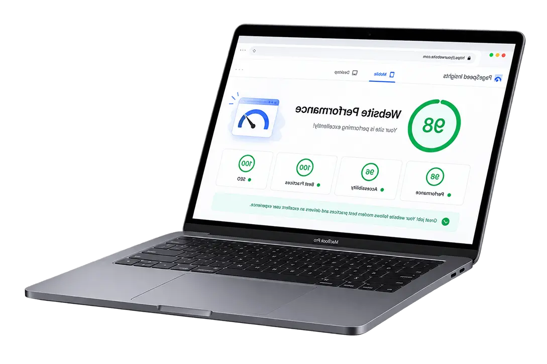 Website dashboard Website dashboard on a laptop